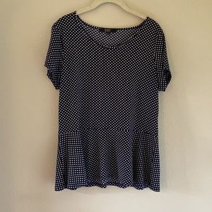 Alex Marie polka dot top Large